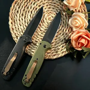 4300 Folding Pocket Knife, D2 Steel Blade G10 Handle, EDC Utility Neck Knife Gift Set, Camping Hiking Survival Outdoor Everyday Carry Tool, Premium Collectible Present for Men