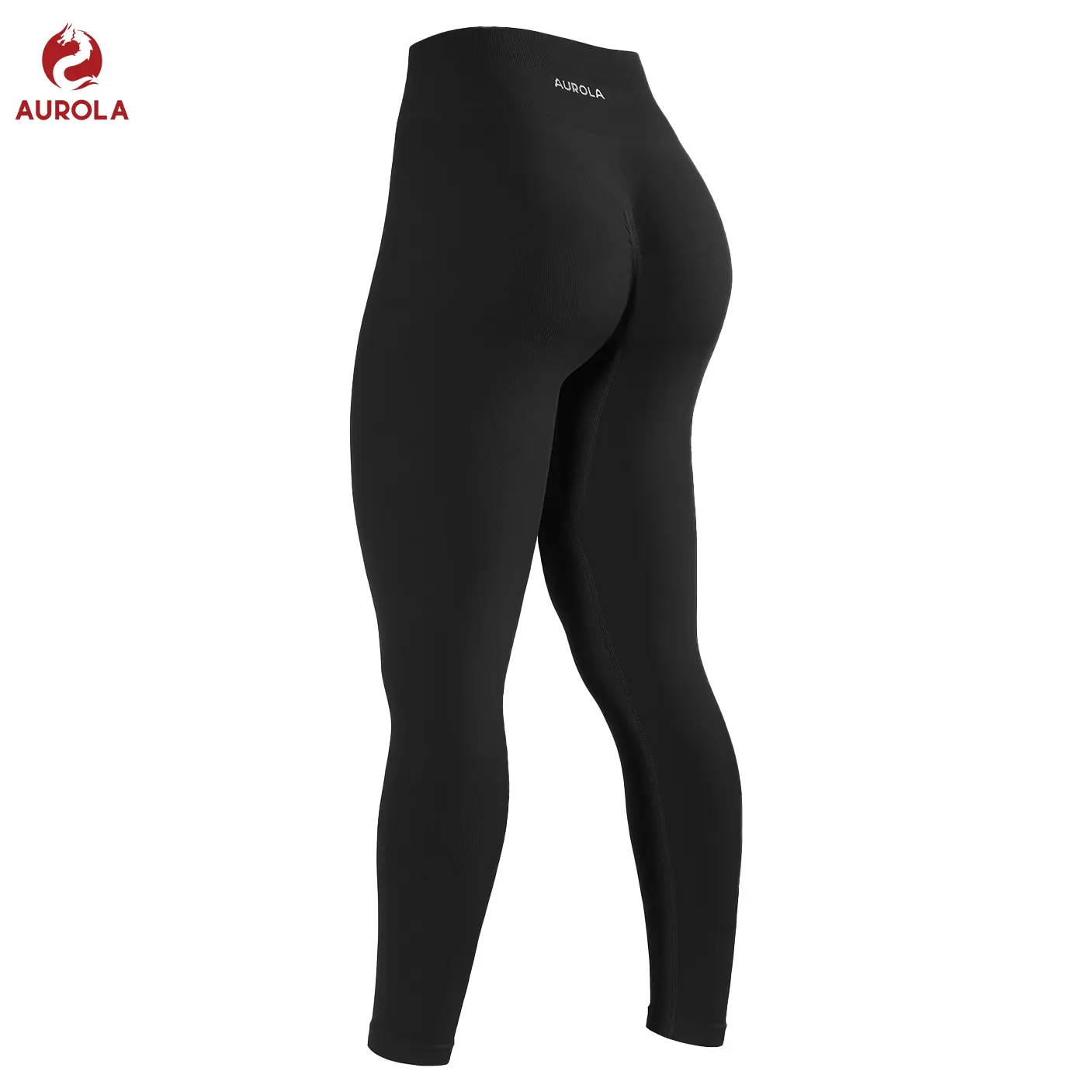 AUROLA Power Workout Leggings for Women Tummy Control Squat Proof Ribbed Thick Seamless Scrunch Active Pants tiktokshopbacktoschool