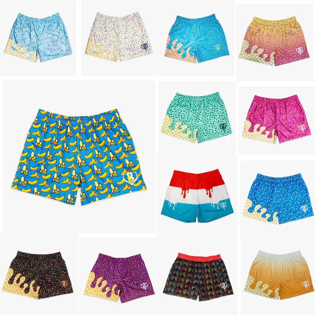 Hot Weather? Stay Cool with Ice Cream Mesh Shorts