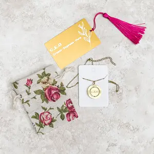C.E.O Spinner Necklace (Stainless Steel) + Bookmark — Create • Express • Own