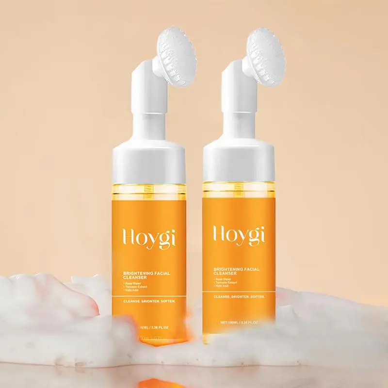 [Hoygi] Turmeric Cleanser 2/1 Set of Moisturizing and Brightening Cleanser, a deep cleansing foaming cleanser for all skin types