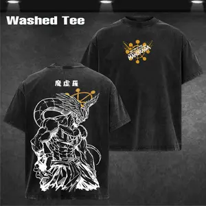 Mahoraga Adaptive Wheel Shikigami Jujutsu Kaisen Tee & Hoodie Washed, Vintage Heavyweight Cotton Anime Manga Graphic, Relentless Battle Evolution Apparel, Unisex Streetwear