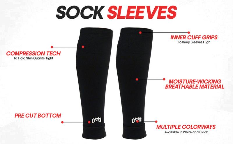 MediCaptain Elite Soccer Bundle - Grip Sock, Shin Guards, Pre-Cut Sock Sleeves, and Shin Guard Straps Bundle – Essential Equipment for Futbol Players