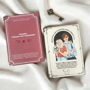 Minimalist Rose Edition: Draco Malfoy & The Mortifying Ordeal Hardcover | Special Edition by isthisselfcare | Pink Gold Foil Style