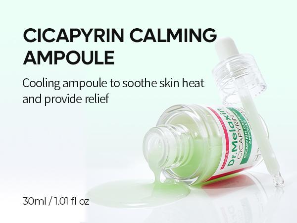 [Dr.Melaxin] Cicapyrin Calming Line | Cicapyrin Calming Ampoule & Cream & 4-Part Pad | Soothing, Cooling, Cica-Exosome | Korean Cosmetics