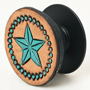 American Darling Hand Tooled Painted Floral Popsockets for Phone Grip Stand