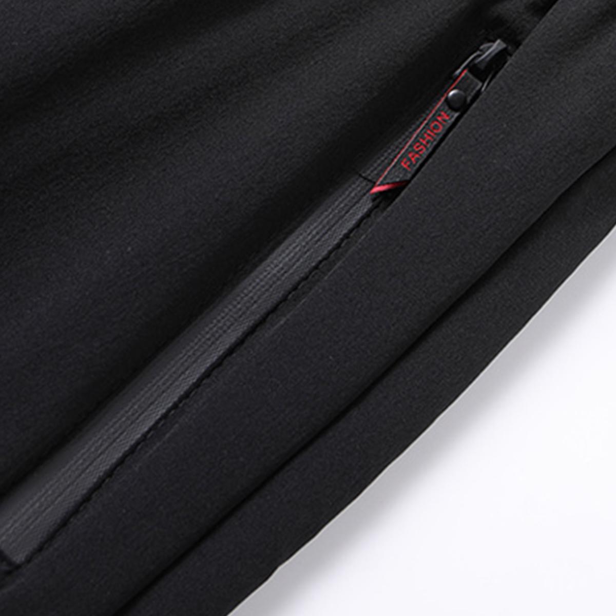 3-piece men's large-sized casual pants - new style training and fitness sports casual pants - extra large size extra large size simple pants