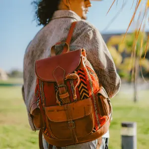 Artisan Leather Backpack