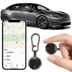 [Spring Deals] Mini GPS Tracker for Car, Trackers Device with Weatherproof Magnetic Case-No Monthly Fee-Best Hidden GPS Trackers,Global Coverage Location Tracker,Anti-lost Device,Works with Apple Find My (iOS Only) For iPhone&Android