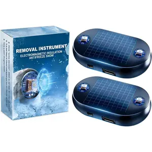 Electromagnetic Anti Freezing Device for Car Windshield, Snow and Ice Prevention Tool to Reduce Frost Buildup, Easy Install Anti Freeze Instrument for Winter Driving Safety and Clear Visibility in Cold Weather