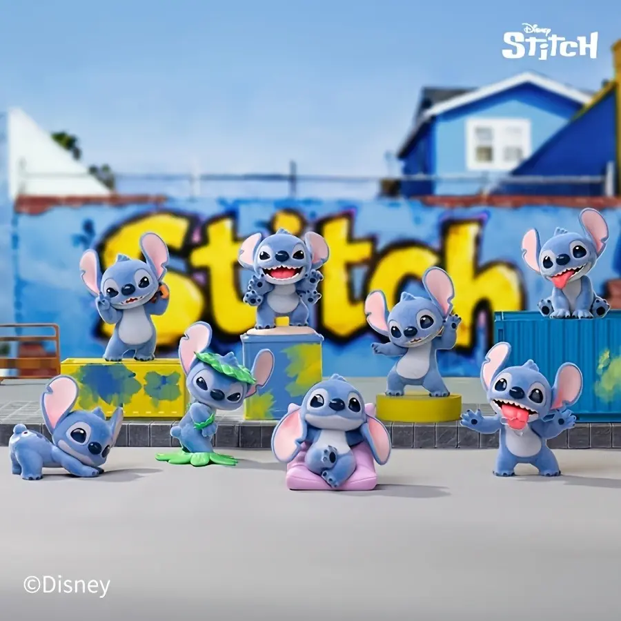 MINISO Disney Stitch Naughty Daily Series Cute Collectible Figurine Blind Box - 1pc Random Blindbag, Stitch Themed Ornament, Ideal for Birthday & Holiday Gifts, Blindbags, Collectible Blind Pack