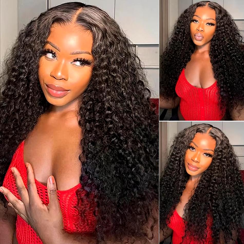 [New In] Bling Hair Deep Wave Lace Front Wigs Human Hair Pull Go 13x6 Glueless human Hair Wigs 180% Drawstring Wigs With Baby Hair Wet And Wave 13x4 Lace Wigs For Black Women