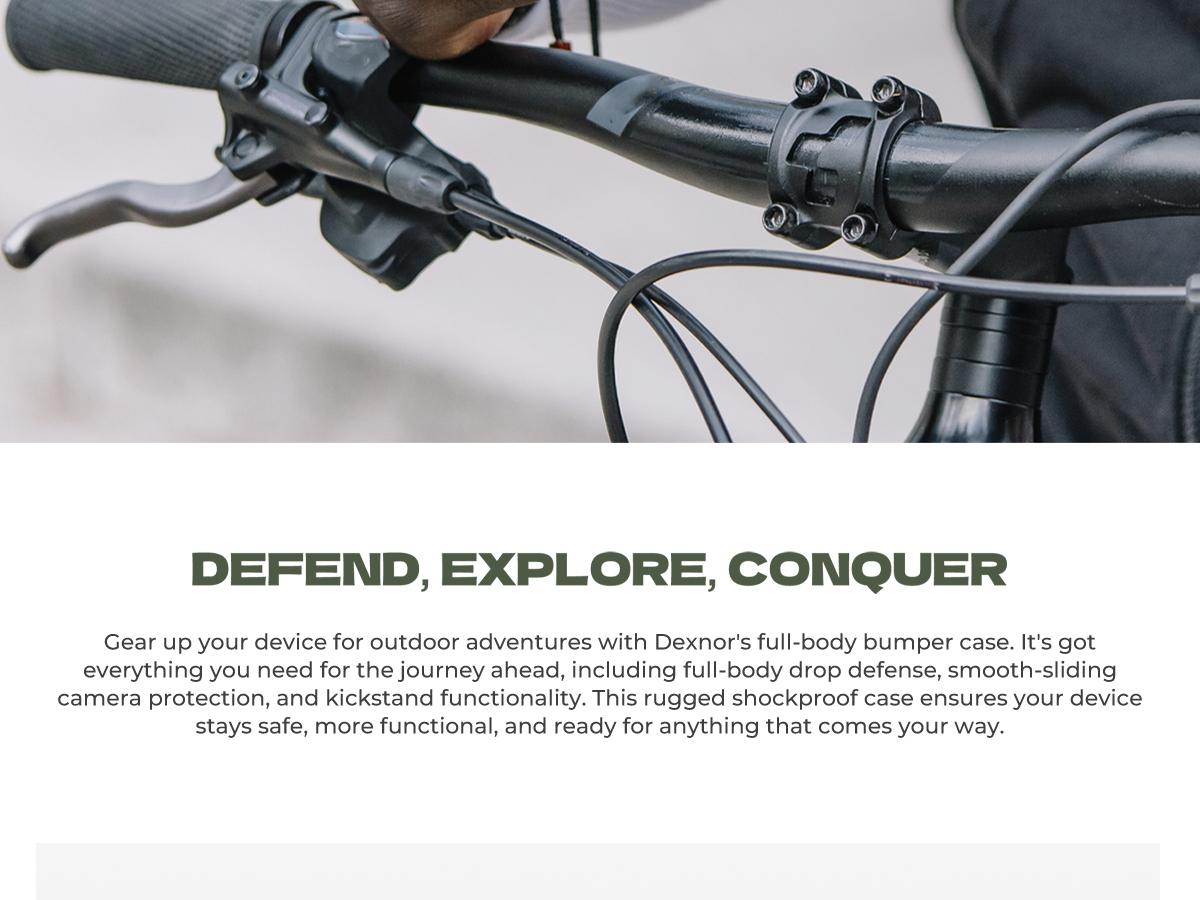 Dexnor for Motorola Moto Edge 2025 Case, [2 Front Frame] [Built-in Magnetic Slide Camera Cover & Kickstand] Heavy Duty Protection Shockproof Phone Case with Screen Protector, 6.7 inch