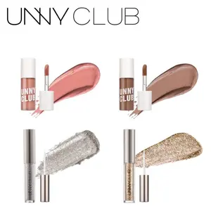 UNNY CLUB 2-in-1 Liquid Eyeshadow with Brush - Waterproof & Long-Lasting Eye Makeup, Matte & Pearl Finishes Cosmetic Smooth