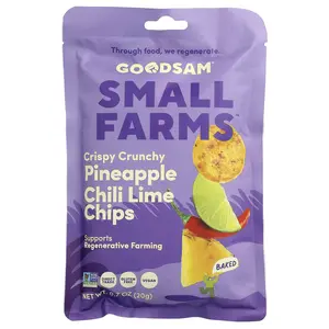 GoodSam Small Farms™, Crispy Crunchy Chips, Pineapple Chili Lime, 0.7 oz (20 g)