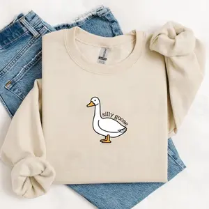 Silly Goose Sweatshirt: Funny Trendy Crewneck