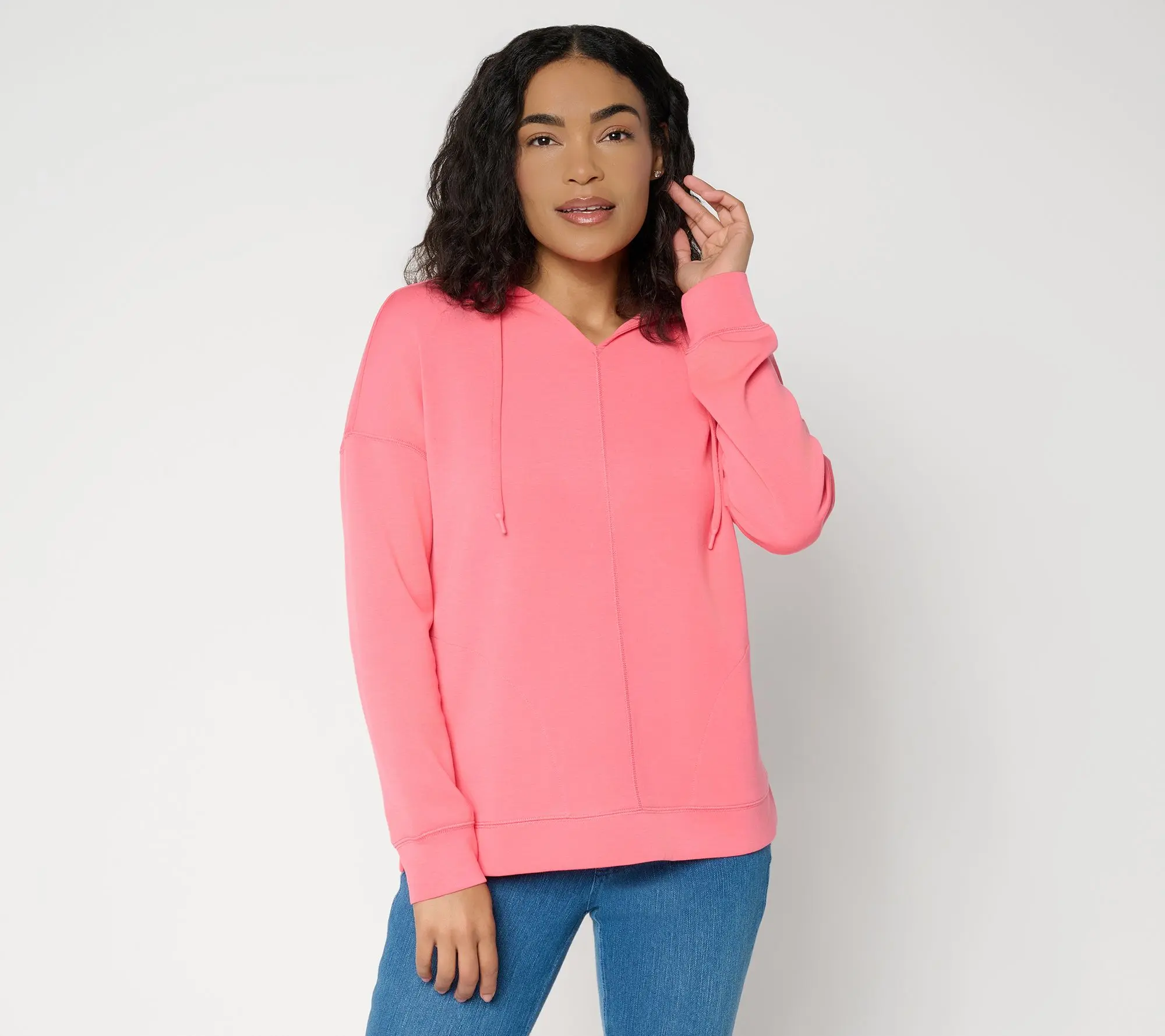Belle by Kim Gravel ScubaLuxe Hoodie with Pockets