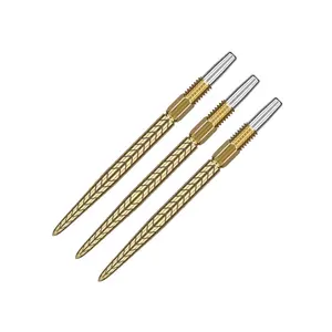 TARGET Darts Swiss Point Dart Points, RVE (3 Pack Set of Tips) 26MM/30MM/35MM/40MM – Gold/Silver/Black | Change Dart Points, Swiss Storm Points, Professional Darts Accessories