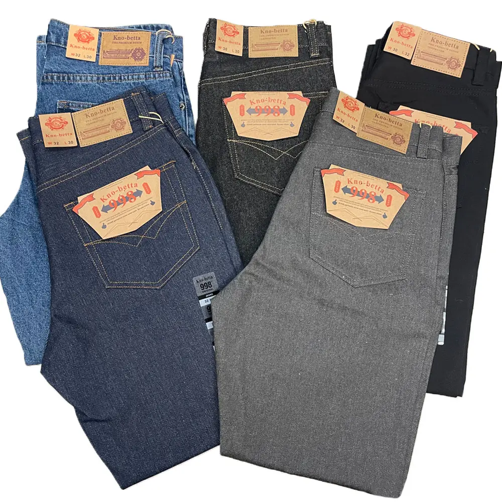 Kno Betta Men's Regular Fit Straight Leg Jeans Work Pants
