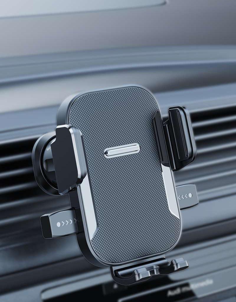 Car Phone Holder with Vent Design Hands-Free Cell Phone Mount for Car Universal Interior Accessories No Warranty