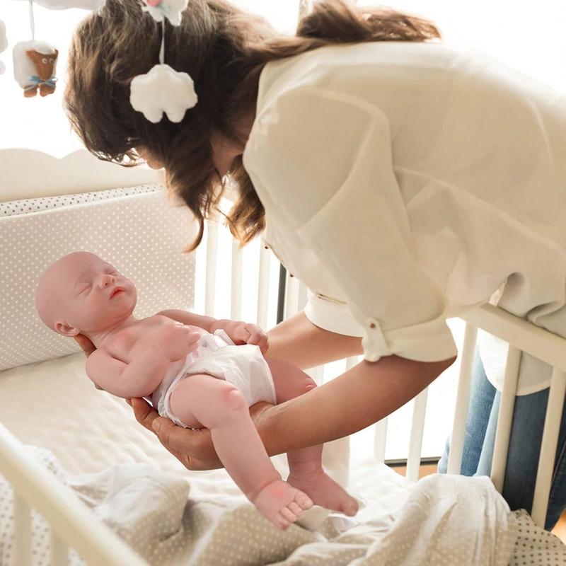 BABESIDE Full Body Silicone Reborn Baby Dolls - 16 Inch (Weight 4 lb) Weighted Full Silicone Realistic-Newborn Baby Doll Real Life Baby Dolls with Complete Accessories & Gift Box