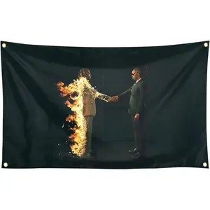 Hip Hop Music Tapestry Singer Poster For College Dorm Room Decor, Man cave Decoration Gift