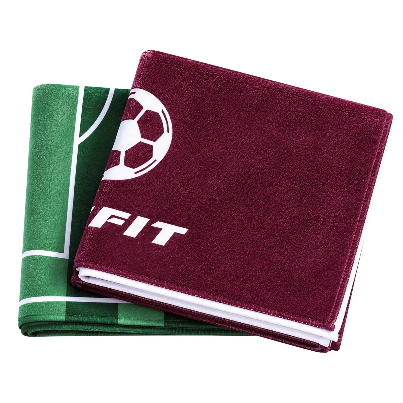 RITFIT Soccer Towel for Fans, Special Edition Novelty Print Microfiber, Water Absorbent, Quick-Dry & Lightweight for Training and Matches, Graphics, Durable, Synthetic Fibers, Colorfast Hold, Sporty Sports Quick-Drying Towel, Microfiber Towel