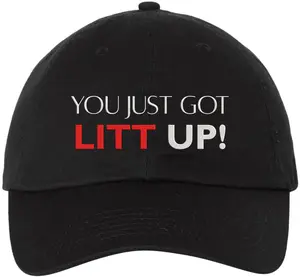 You Just Got Litt Up Funny Embroidered Baseball Cap - Suits TV Show Merchandise 100% Cotton Unisex Dad Hat