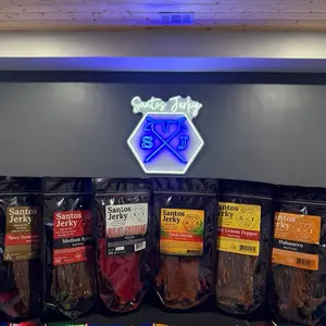Santos Jerky SPICY ONLY 6 Bags Bundle Pack ( 1 Rojo Extremo, 1 Estilo Birria, 1 Spicy Tennessee Whiskey, 1 Spicy Lemon Pepper, 1 Medium Spicy, 1 Habanero. )