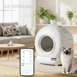 78L Large Self-Cleaning Cat Litter Box with Auto-Sensing & Gravity-Sensing Technology Anti-Jamming Design Smart Safety Features Odor Control App Control automated pivot pet