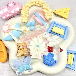 Candy Carousel  – Mixed-Size Resin Cabochons for DIY Crafts, Phone Cases & Resin Art