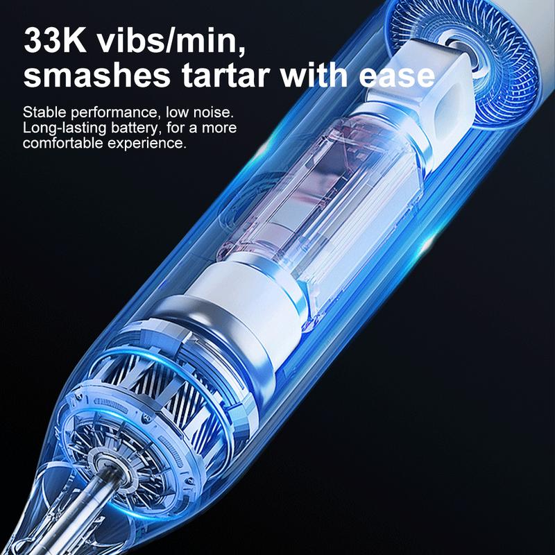 XINGHESHINE Oral Plaque & Tartar Remover for Teeth,Dental Calculus Remover Dental Teeth Cleansing Kit,Rechargeable Dental Teeth Cleaner Tools Kits & 5 Adjustable Modes,3 Replaceable Heads for Women Adlut Pet Safe Use Removable Adjustable