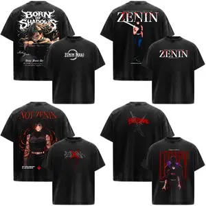 Maki Zenin Ver 2 Jujutsu Kaisen JJK Anime Manga Acid Washed 230GSM Heavyweight Cotton T Shirt Collection - Size S to 3XL - Unisex Vintage Streetwear Oversized Crewneck Merch - Gift for Anime Fans