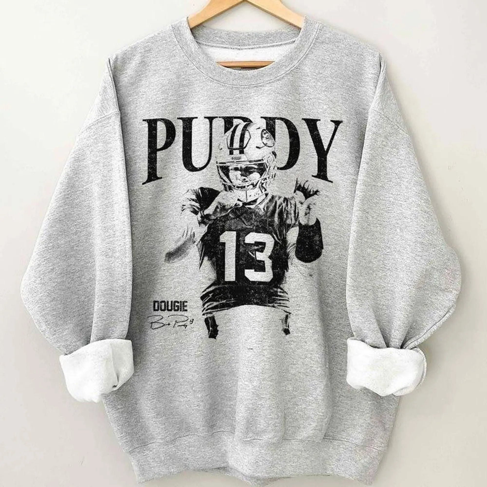 Brock Purdy Dougie Football Sweatshirt, Vintage San Francisco Football Sweatshirt