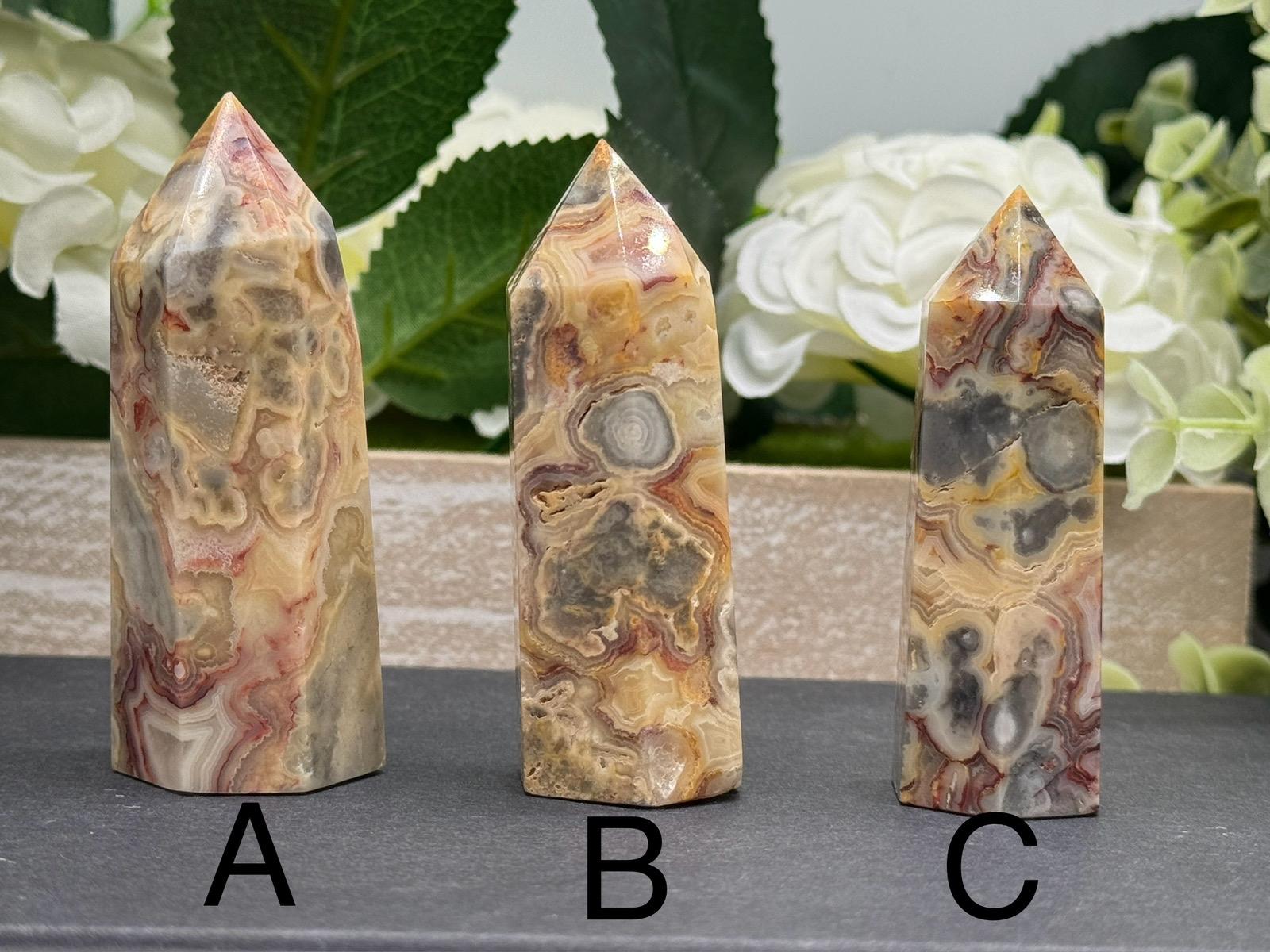 Crazy Lace Agate Towers from Urban Rutile