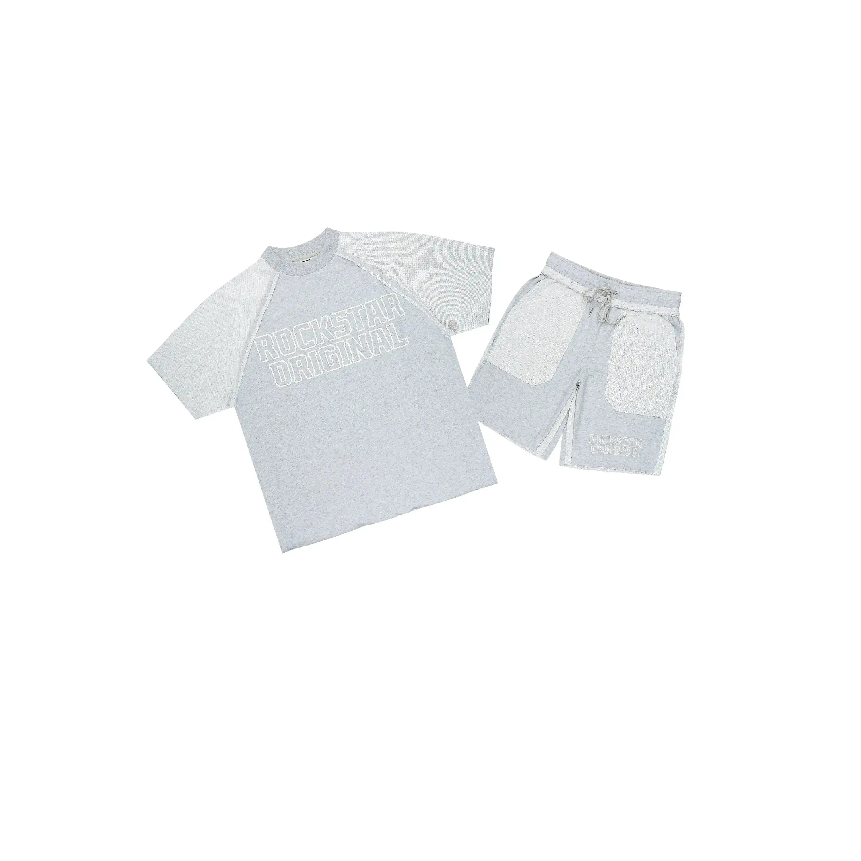 Essential Heather Grey T-Shirt/Short Set