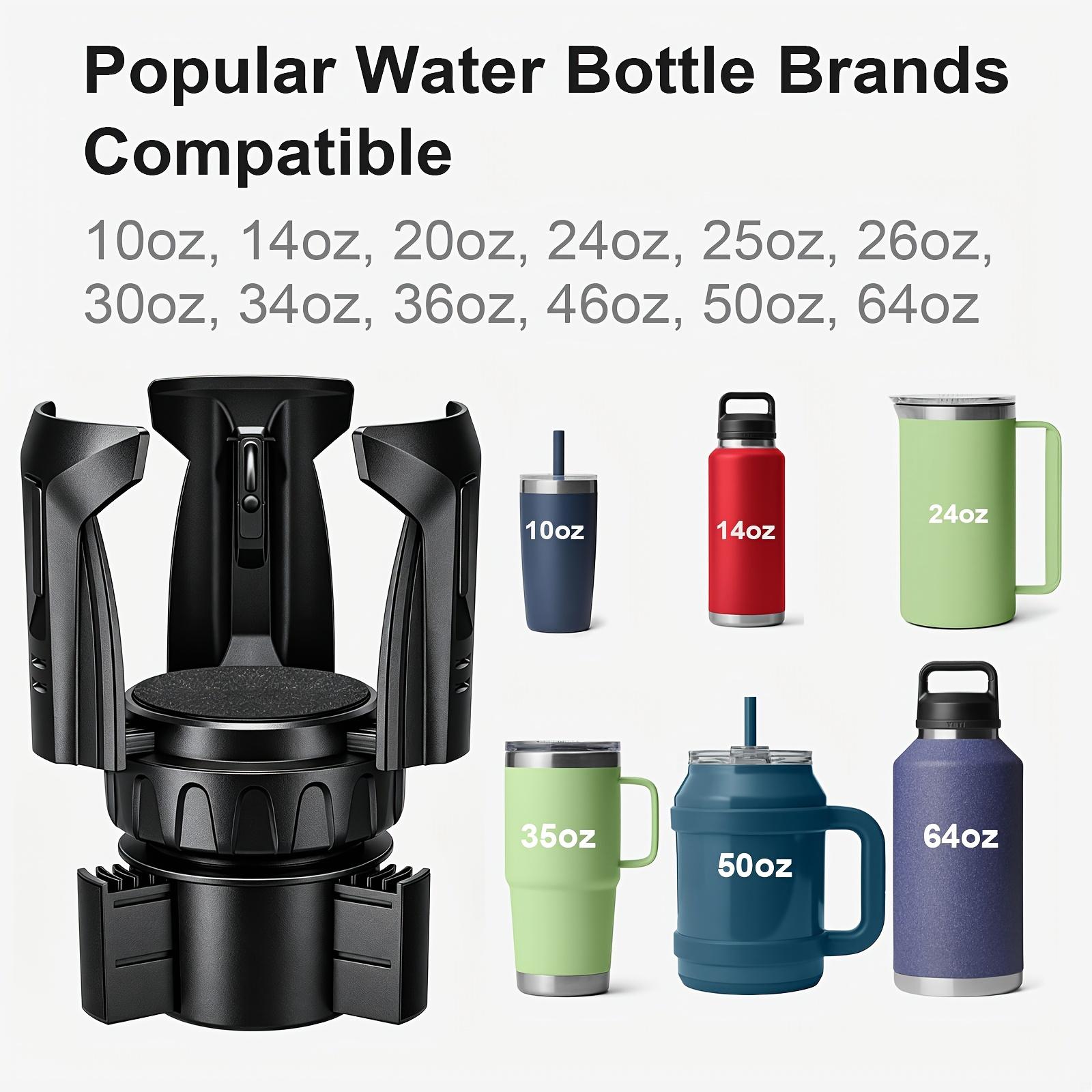 Automatic Car Cup Holder Extender, Suitable for 10-64oz Travel Thermos Flasks And Water Bottles, Various Types Of Water Bottles, Adjustable Cup Holder Base, Car Cup Holder.