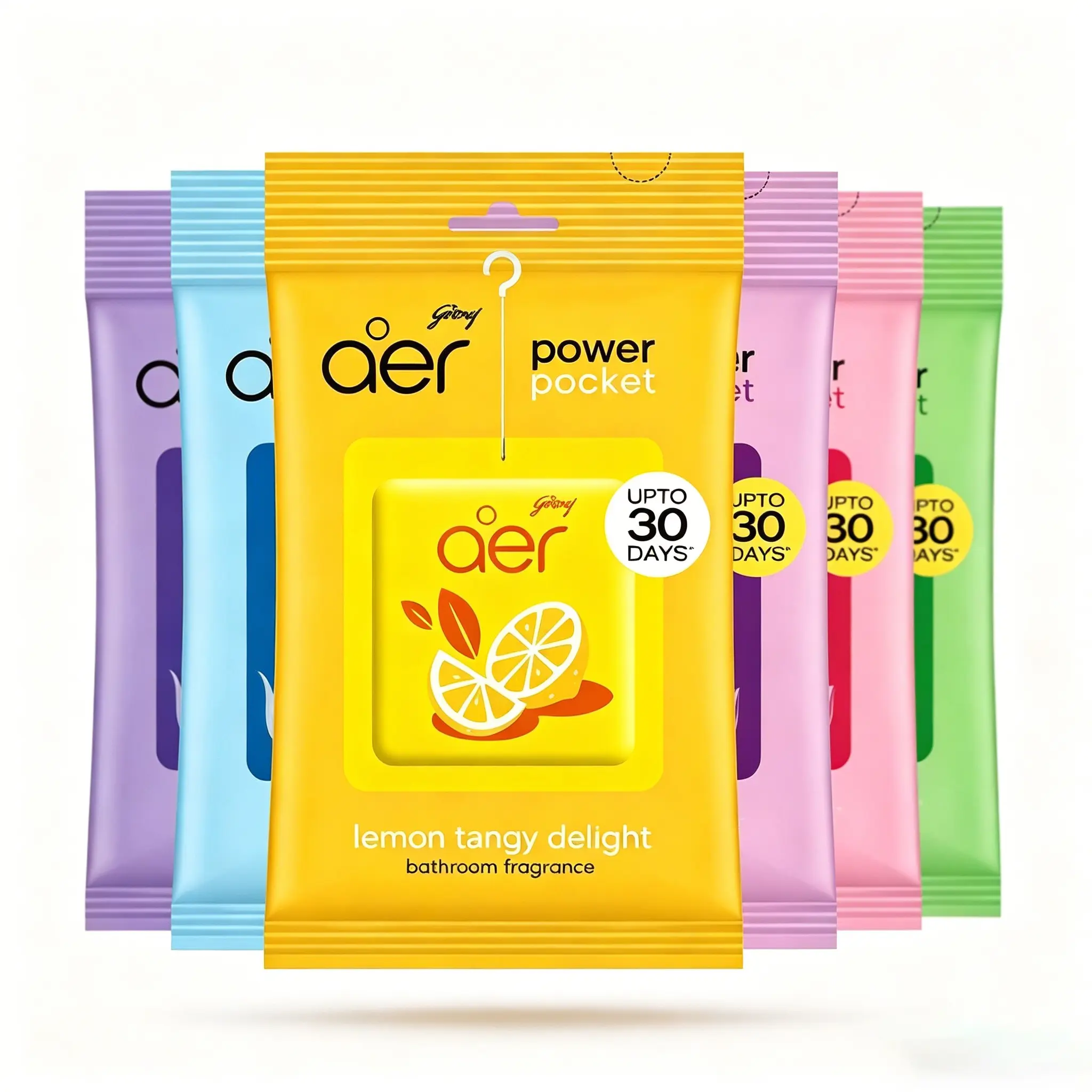 6-Pack Hanging Air Freshener, Long-Lasting Multi-Scent Fragrance, Citrus Aromatic Scent, Car/bathroom/closet Odor Eliminator, Car Odor Remover, Car Deodorizer, Essential Home & Vehicle Aroma Booster