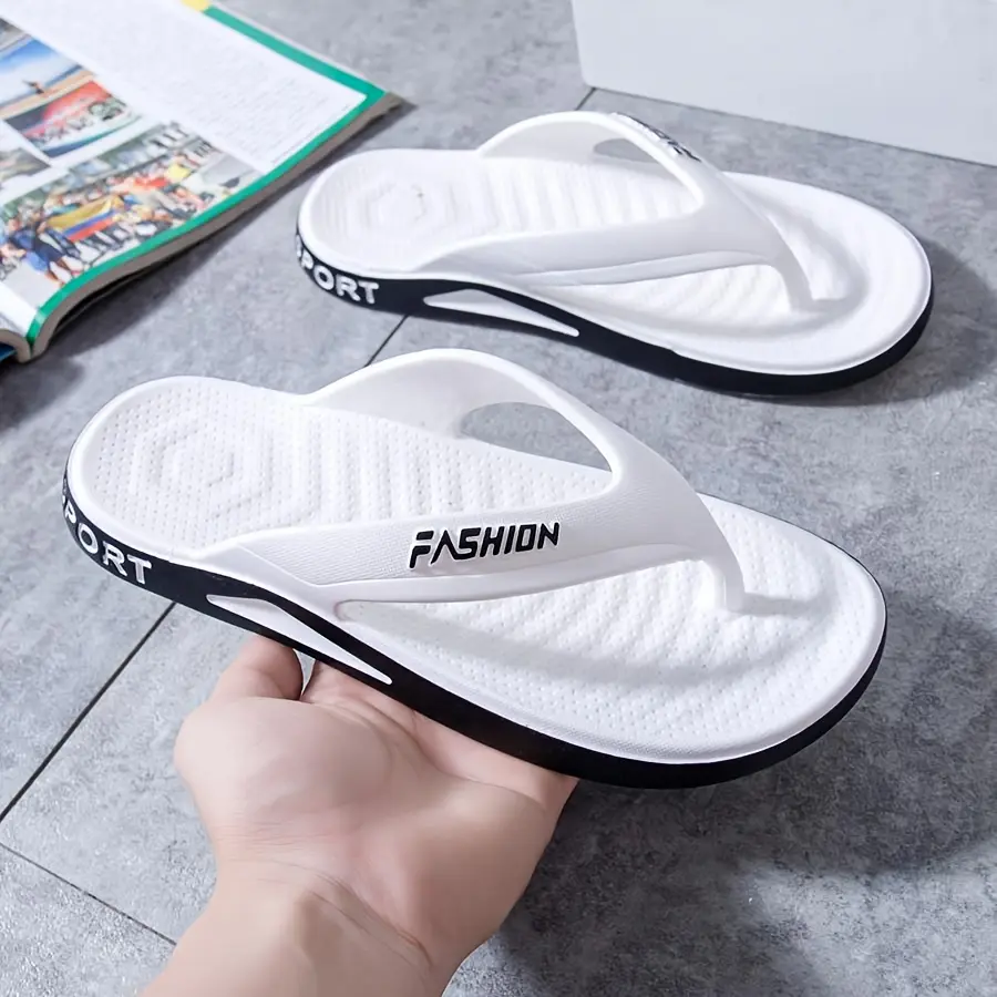 OFIREND Unisex Flip Flop Sandals, Ultra-Soft Footwear with a Thick Cushioned EVA Sole, Non-Slip for Indoor, Outdoor, and Beach Use, Flip Flops, Thick Pvc Cushion, Women's Flip Flops, Ultra‑Soft Steps