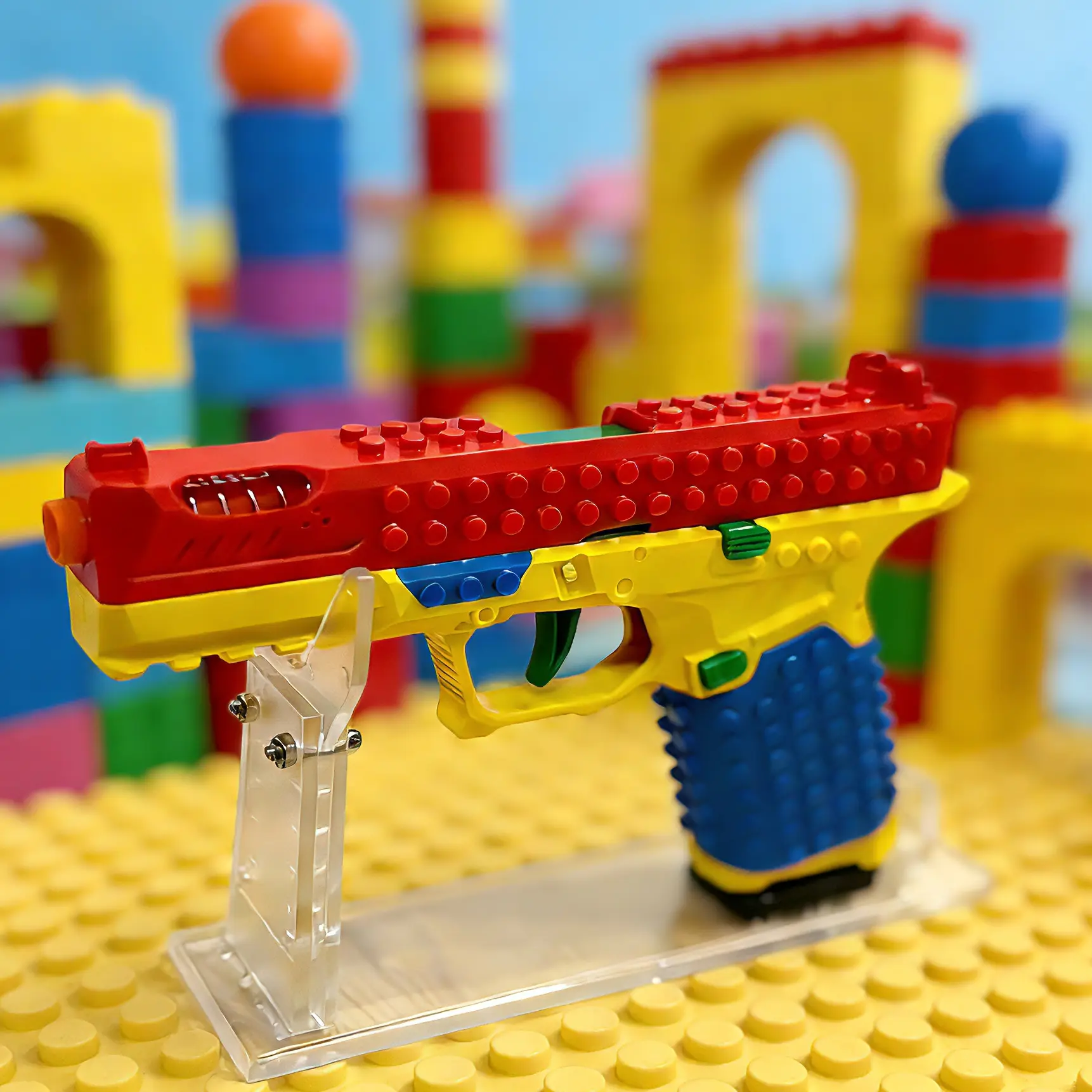 Eco-Friendly Material Block Gun - Educational Fun & Collectible ...