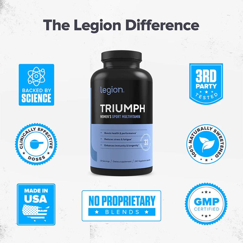 Legion Triumph Women's Sport Multivitamin - 30 Servings