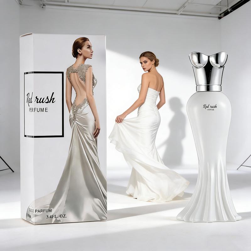 Her Pheromone Perfume, crafted with pheromones that communicate desire on a frequency only he can sense. A long lasting composition of salted caramel, orchid, and suede. This scent is a shared code, Drive him wild for you night after night