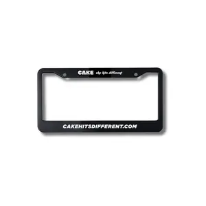 Cake License Plate Frame