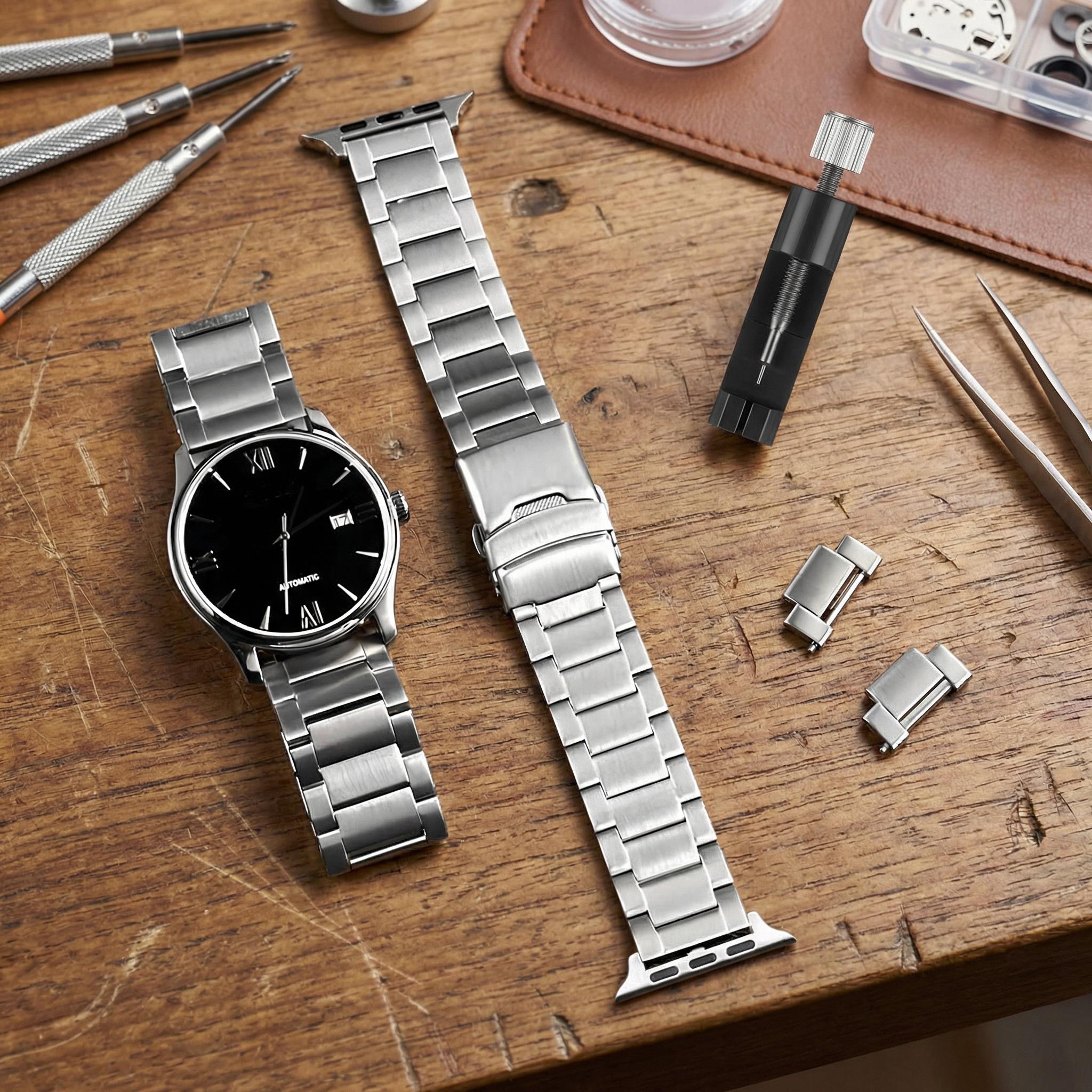 VAYWET 2 Pack / 1 Pack Professional Watch Repair Tool Kit - Watch Link Band Pin Remover - Repair Toolkit for Watch Band Adjustment & Bracelet Sizing for Bracelet Adjustment for Sizing Strap, Watch Band Adjustment Tool Kit with Extra Replacement Pins