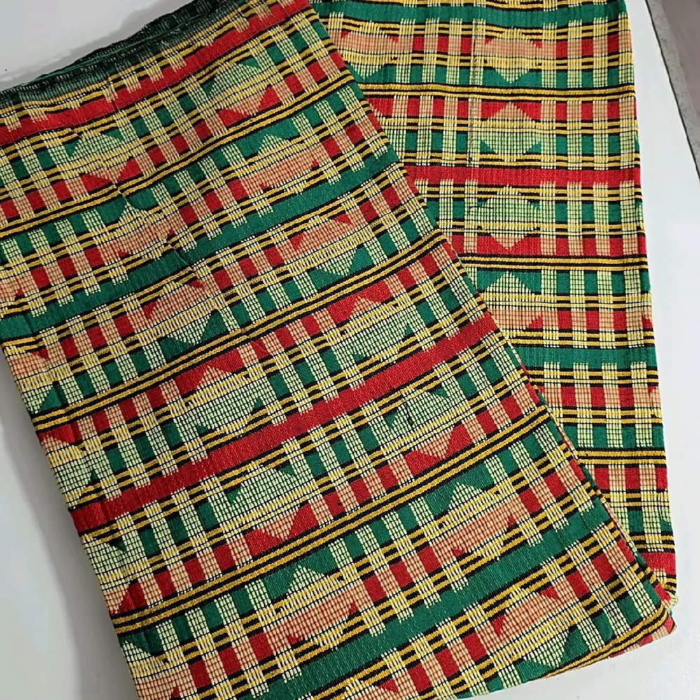 Handwoven Akwete Fabric, Traditional Nigerian Textile for Clothing, Home Decor