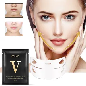 Camellia Deep Collagen Chin Lifting Gel Mask- Neck Solution, Double Chin Reducer, Defined Jawline Shaper, Firming, Jeju Camellia Ingredients for Skin Repair