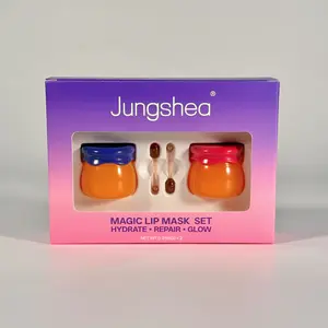 Moisturizing Lip Balm 2-Piece Set / Gift Set Hydrating Shine Lip Gloss Stick For Men and Women