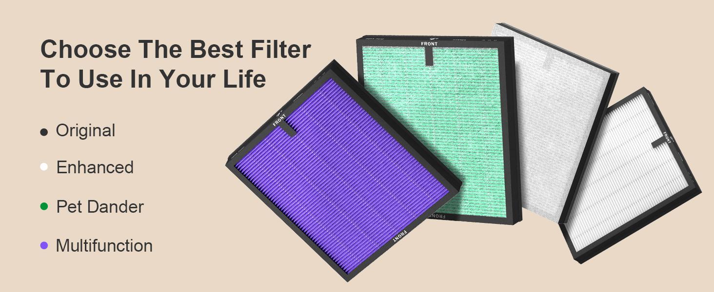 MORENTO HY4866 Genuine Air Purifier Replacement Filter for HY4866 Air Purifer, Original Version home purifier