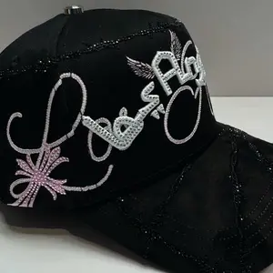 Gorra Los Angels con  detalles rosa/blancos