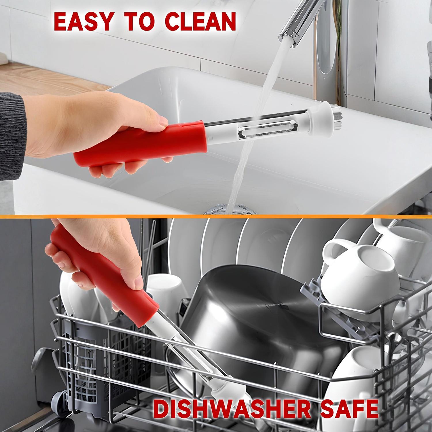 2 in 1 Apple Corer and Peeler, Apple Core Removal Tool, Stainless Steel Fruit Vegetable Corer and Peeler Tool, Multifunction Corer Tool, Kitchen Gadget for Fruit and Vegetable